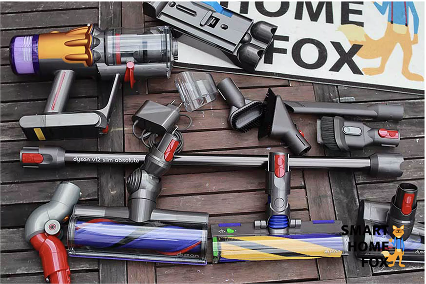 Das Zubehör des Dyson V12 Detect Slim